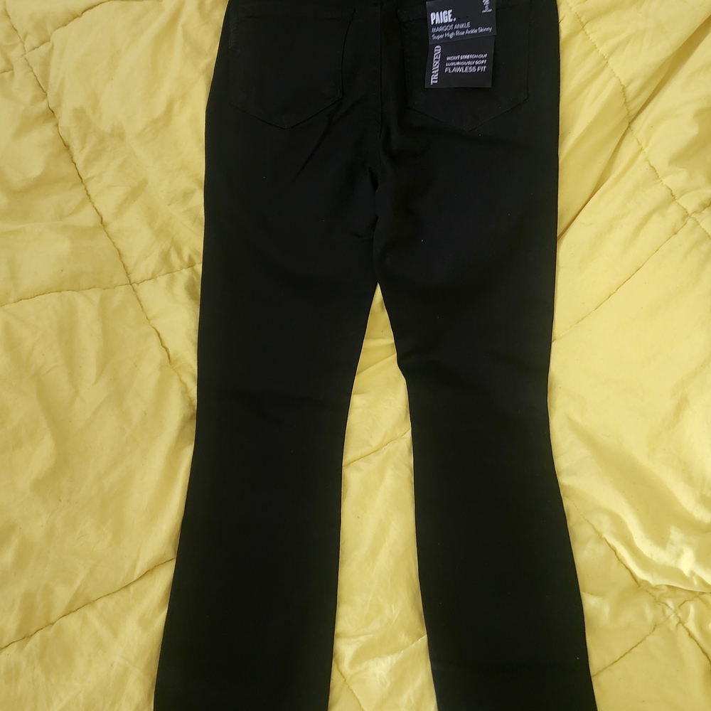 PAIGE Women's Black Skinny Jeans